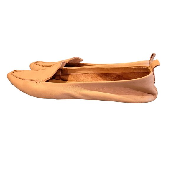 Aldo Genuine Pink Leather Pointy Toe Flat Rubber Sole Women's Shoes Size 8 - Picture 3 of 7